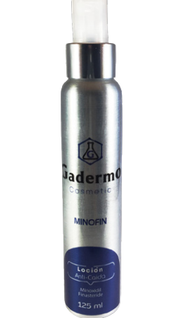 GADERMO MINOFIN LOCION ANTICAIDA MINOXIDIL 12% FINASTERIDE 0.1% 125 ML